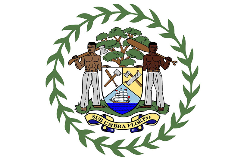 belize coat of arms