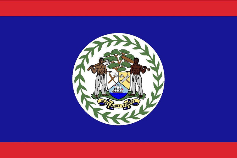belize flag