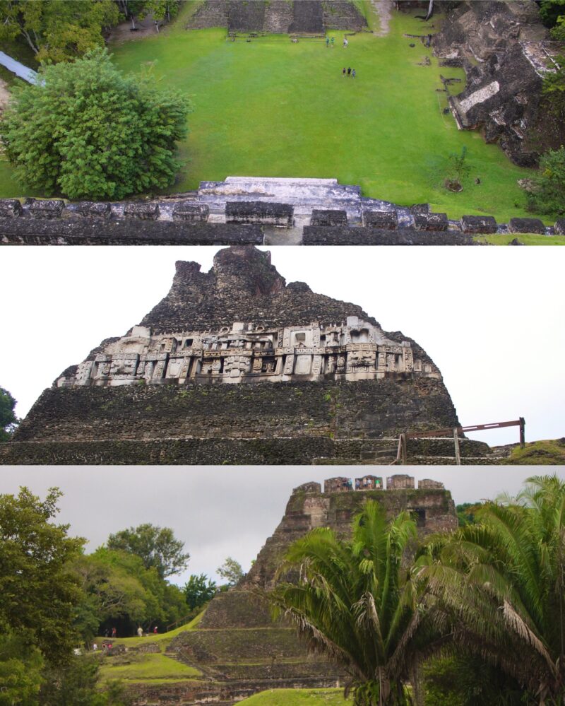Maya ruins Belize spring